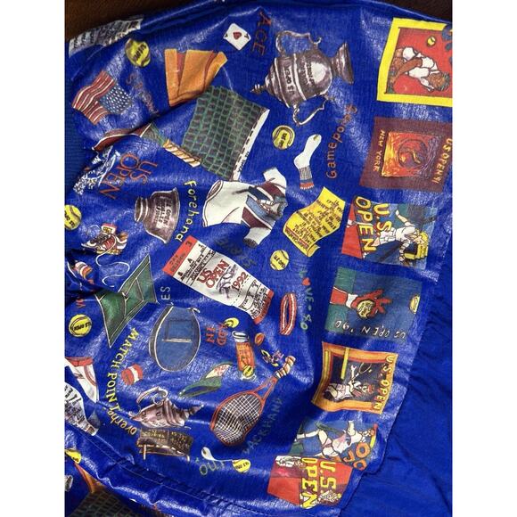 VTG 90s Official US Open Tennis Full Zip Windbreaker By Ferons Size XL RARE - Picture 11 of 14